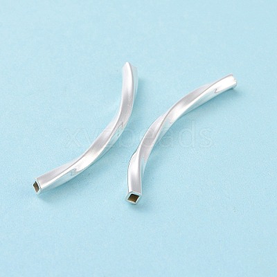 925 Sterling Silver Tube Beads STER-D035-13S-1