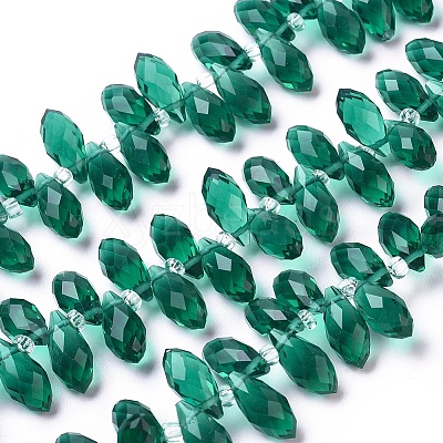 Crystal Glass Beads Strands X-GLAA-D033-32-1