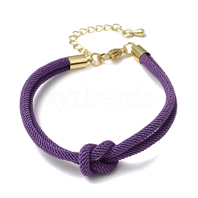 3MM Round Nylon Braided Cord Bracelet Making FB-CBAA152-03G-34-1