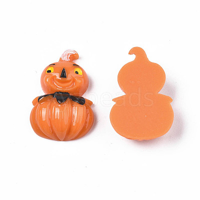 Autumn Theme Opaque Resin Cabochons Style CRES-N033-015-1