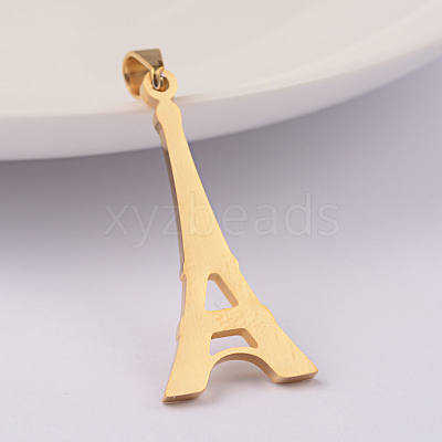 Ion Plating(IP) 304 Stainless Steel Pendants STAS-K162-087G-1
