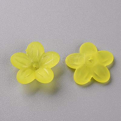 Frosted Acrylic Bead Caps MACR-S371-08A-717-1