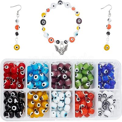 Handmade Lampwork Beads LAMP-PH0002-03-8mm-1