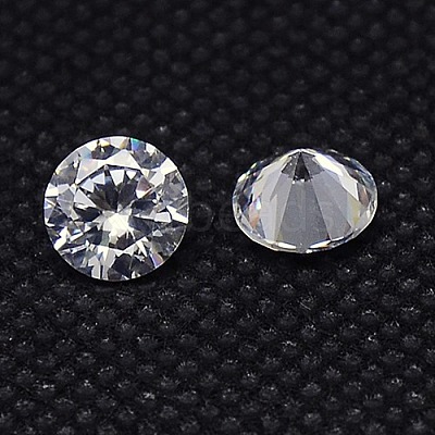 Diamond Shape Grade AAA Cubic Zirconia Cabochons X-ZIRC-J013-01-1.75mm-1