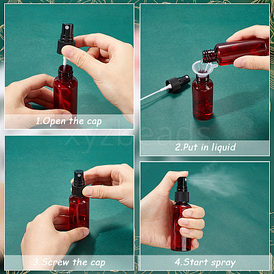 Empty Portable Plastic Spray Bottles AJEW-GF0009-72A-02-1