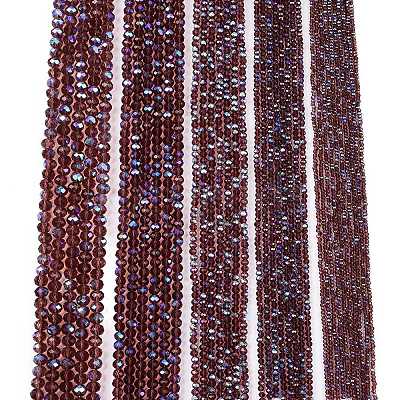 Electroplate Glass Beads Strands LS-EGLA-A044-T3mm-L13-1
