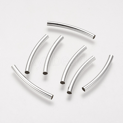 Brass Tube Beads KK-H659-S-1