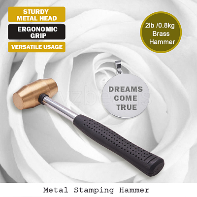 Brass Hammers TOOL-WH0072-02-1