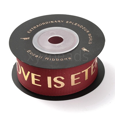 Polyester Grosgrain Ribbons SRIB-H307-02B-1