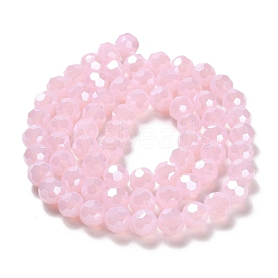 Electroplate Glass Beads Strands X-EGLA-A035-J10mm-A02-1