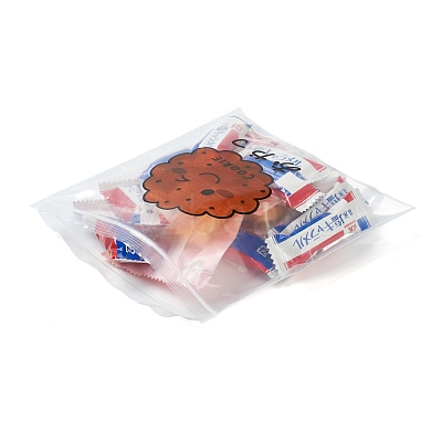 Rectangle Plastic Zip Top Candy Bag OPP-M004-02B-1