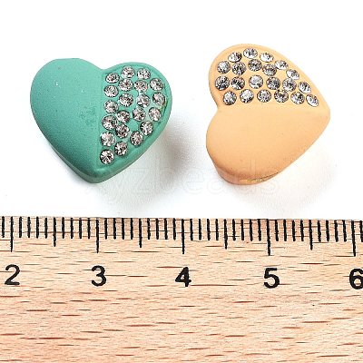 Opaque Resin European Beads RESI-M038-04-1