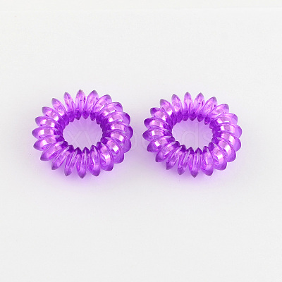 Telephone Cord Elastic Hair Ties OHAR-R116-07-1