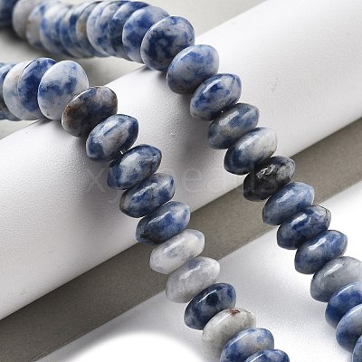 Natural Blue Spot Jasper Beads Strands G-P559-A15-02-1