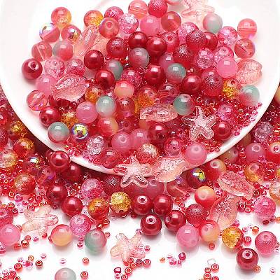 Glass Beads GLAA-E040-01B-1