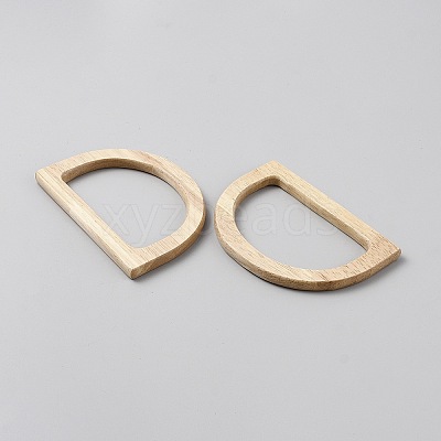 Wooden D Shaped Bag Handles Replacement FIND-WH0139-822B-06-1