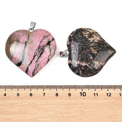 Natural Rhodonite Pendants GG-K002-04N-1