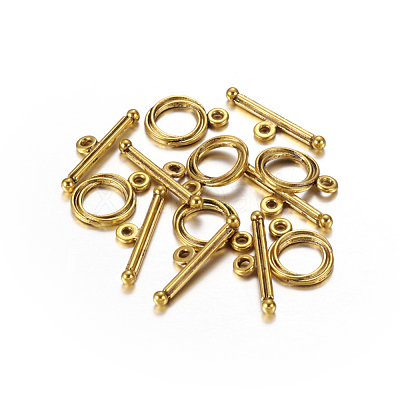 Tibetan Style Toggle Clasps GLF0539Y-NF-1