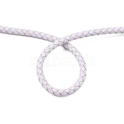 Braided Cowhide Leather Cord NWIR-N005-01R-5mm-1