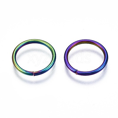 Ion Plating(IP) 304 Stainless Steel Open Jump Rings STAS-S119-003-1