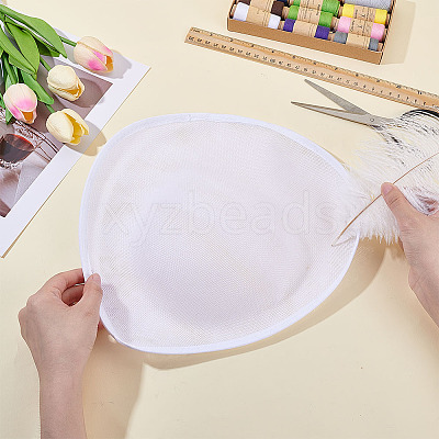 Cloth Round Fascinator Hat Base for Millinery Magic AJEW-WH0270-738A-1