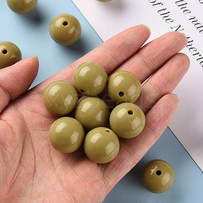 Opaque Acrylic Beads MACR-S370-C20mm-29-1