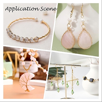 Round Copper Jewelry Wire CWIR-Q006-0.3mm-G-1