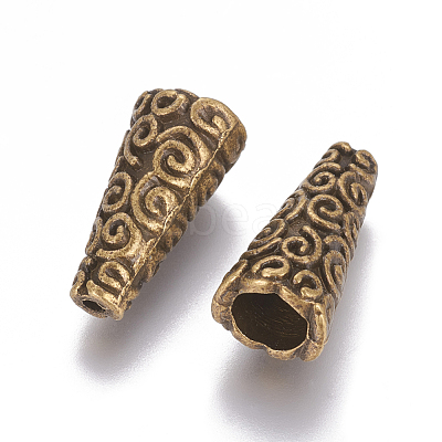 Tibetan Style Alloy Bead Cap TIBE-L003-005AB-NF-1