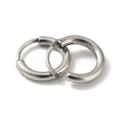 Tarnish Resistant 201 Stainless Steel Huggie Hoop Earrings STAS-H164-02P-1
