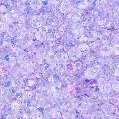 Baking Paint Transparent Glass Beads DGLA-T004-07F-1