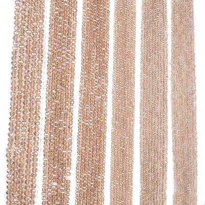 Electroplate Glass Beads Strands EGLA-A044-T8mm-B20-1
