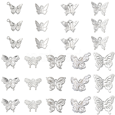 54Pcs 9 Styles Alloy Pendants FIND-SC0017-51-1