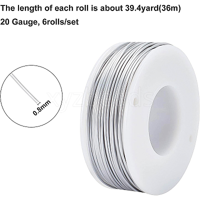 Round Aluminum Wire AW-BC0003-32A-0.8mm-1
