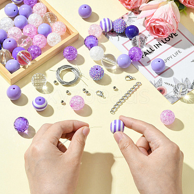 DIY Bubblegum Jewelry Set Making Kits DIY-CJC0009-08A-1