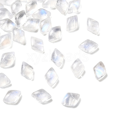 Natural Grade AA Rainbow Moonstone Cabochons G-L616-05-1