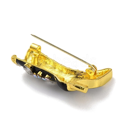 Fashion Golden Zinc Alloy Enamel Pins JEWB-D068-01G-02-1