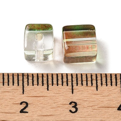 Two Tone Transparent Glass Beads X1-GLAA-NH0001-03D-1