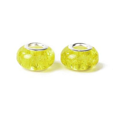 Rondelle Resin European Beads RPDL-A001-01-05-1