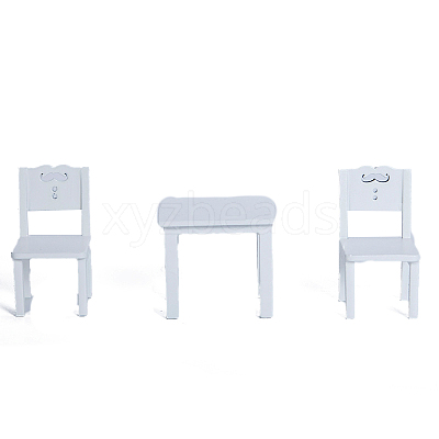 Miniature Wooden Table Chair Educational Furniture Model MIMO-PW0001-093A-1