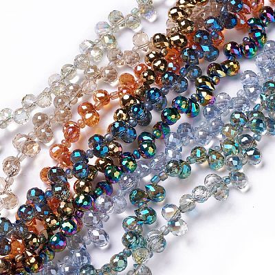 Glass Beads Strands GLAA-H022-07-1