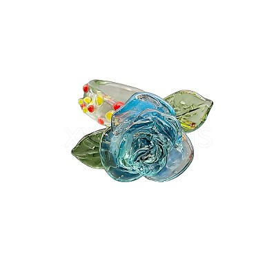 Handmade Lampwork Finger Rings WG782F0-03-1