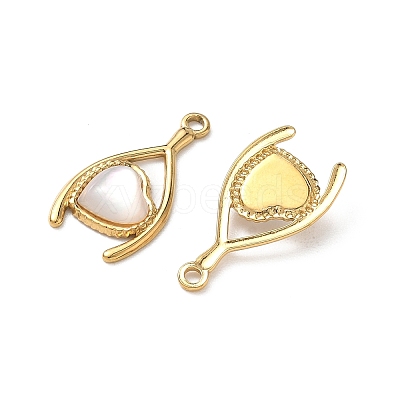 Natural Freshwater Shell Pendants STAS-G397-13G-01-1
