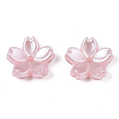 Acrylic Imitation Pearl Beads X-OACR-N012-002D-1