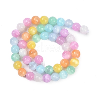 Macaron Color Natural Selenite Beads Strands X-G-F780-A01-02-1