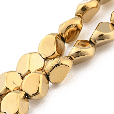 Full Plated Electroplate Glass Beads Strands X-EGLA-G037-04A-FP05-1