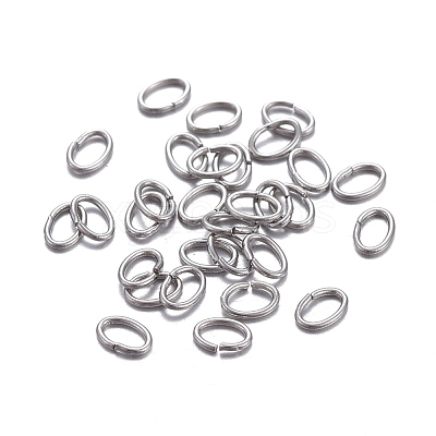 Tarnish Resistant 304 Stainless Steel Open Jump Rings STAS-F221-40P-E-1