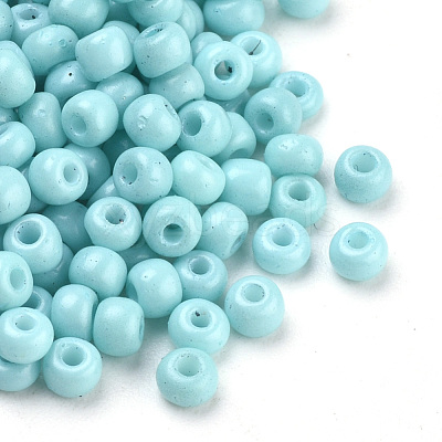 Baking Paint 8/0 Glass Seed Beads SEED-Q025-3mm-L10-1