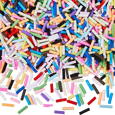 180G 18 Colors Handmade Polymer Clay Sprinkles CLAY-SC0002-11-1