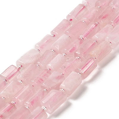 Natural Rose Quartz Beads Strands G-N327-06-17-1