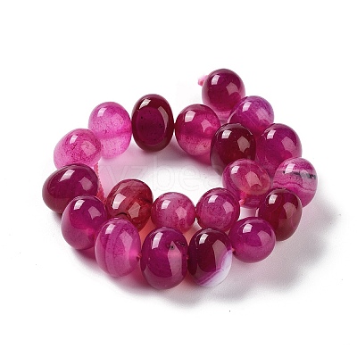 Natural Agate Beads Strands G-G021-03B-09-1